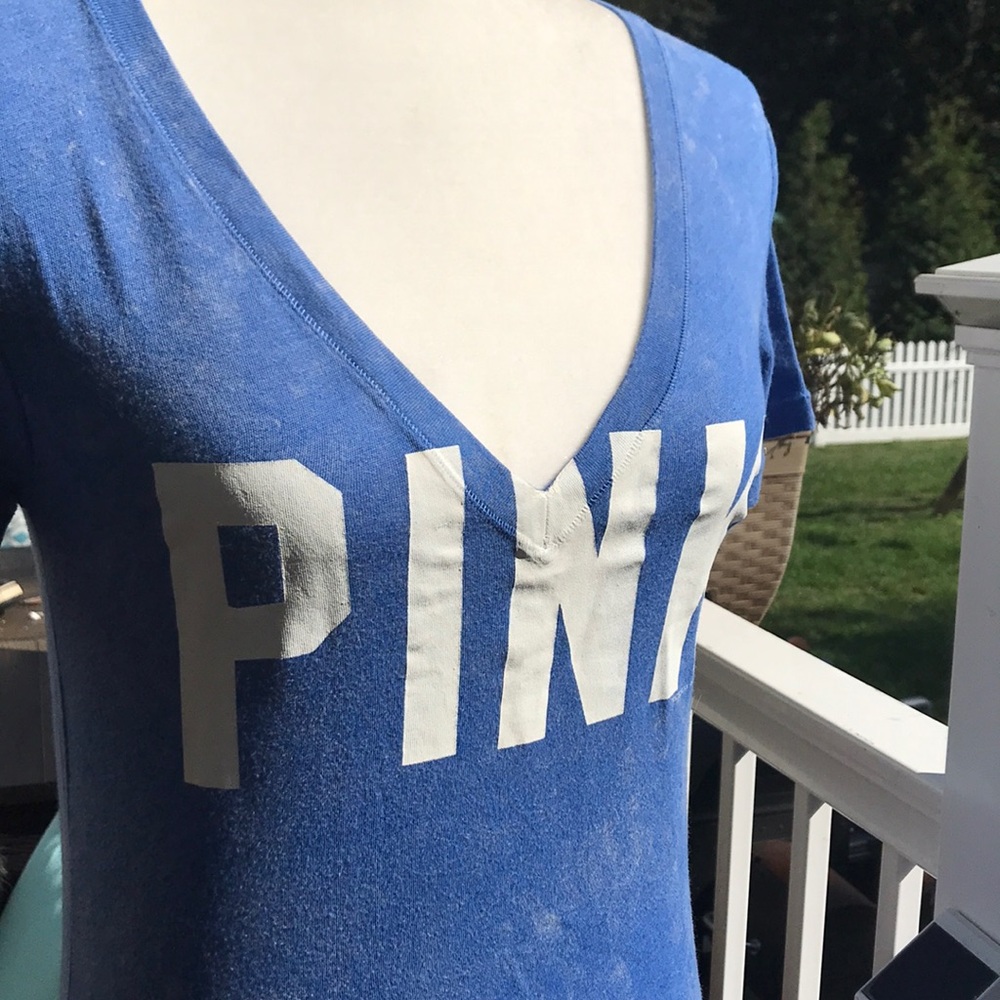 NWT Vintage Pink Victoria’s Secret Long Tee - Picture 6 of 6